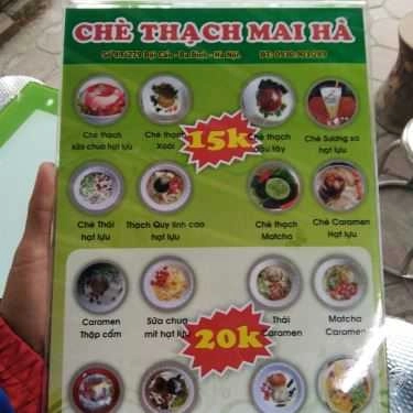 Thực đơn- Ăn vặt Mai Hà - Chè Thạch & Nước Hoa Quả