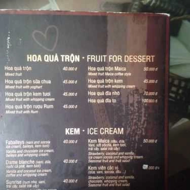 Tổng hợp- Maica Coffee - Hoàng Cầu Mới
