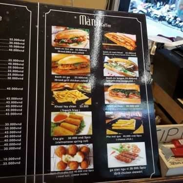 Thực đơn- Ăn vặt Mành - Coffee & Bánh Mì