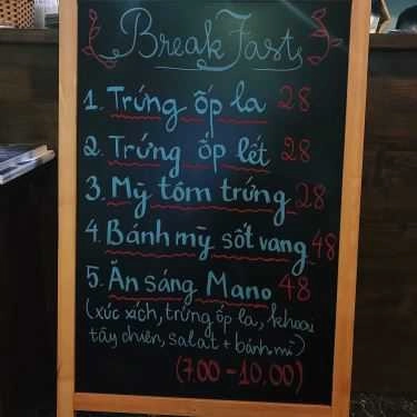 Tổng hợp- Mano Cafe