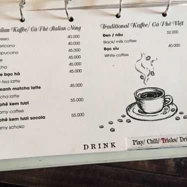 Thực đơn- Mayfair Cafe - Nguyễn Xí