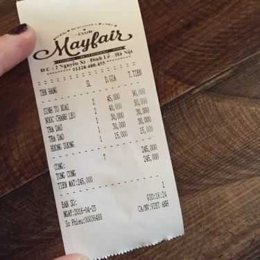 Tổng hợp- Mayfair Cafe - Nguyễn Xí