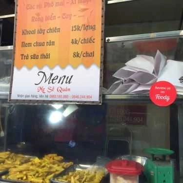 Thực đơn- Ăn vặt Mẹ Sẻ Quán - Gà Rán Nhật Bản & Khoai Lắc - Quan Nhân