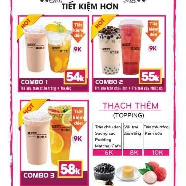 Thực đơn- Cafe Meet And More - Trà sữa Hàn Quốc