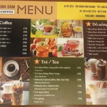 Thực đơn- Milano Coffee - KĐT Tây Nam Hồ Linh Đàm