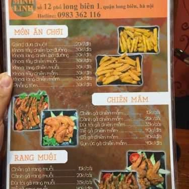 Thực đơn- Ăn vặt Minh Linh - Chân Gà Chiên Mắm