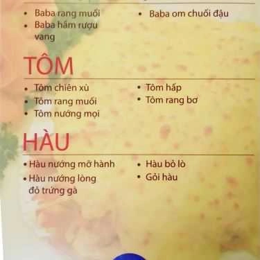 Thực đơn- Nhà Hàng Minh Quân - Cá Lăng & Cá Sông Đà