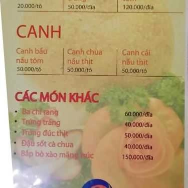 Thực đơn- Nhà Hàng Minh Quân - Cá Lăng & Cá Sông Đà