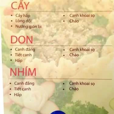 Thực đơn- Nhà Hàng Minh Quân - Cá Lăng & Cá Sông Đà