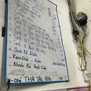 Thực đơn- Cafe Minh Vượng - Chè Sầu Liên