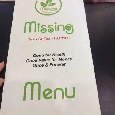Thực đơn- Missing Tea - Coffee & Fastfood