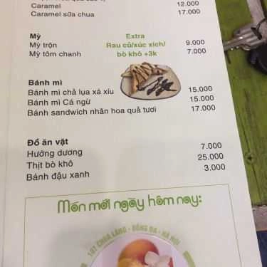 Thực đơn- Missing Tea - Coffee & Fastfood