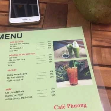 Thực đơn- Mít Cafe - Phương Mai
