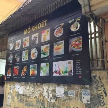 Thực đơn- Mỏ Khoét - Ăn Vặt Các Loại