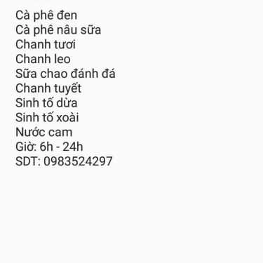 Tổng hợp- Mộc Cafe - Võ Thị Sáu
