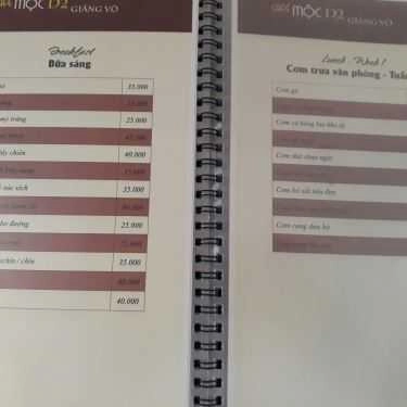 Tổng hợp- Mộc Coffee - Giảng Võ
