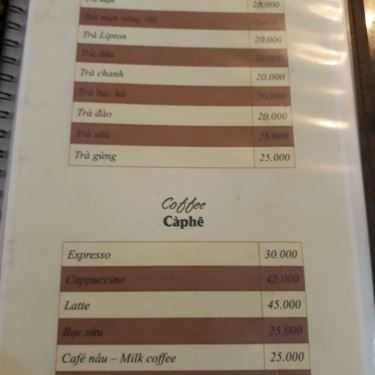 Tổng hợp- Mộc Coffee - Giảng Võ