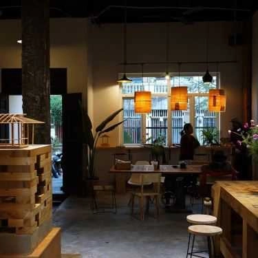 Không gian- Mộc Lab Cafe