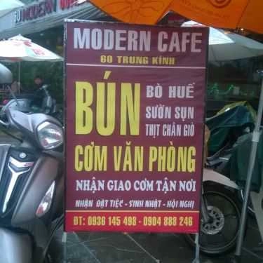 Thực đơn- Modern Cafe