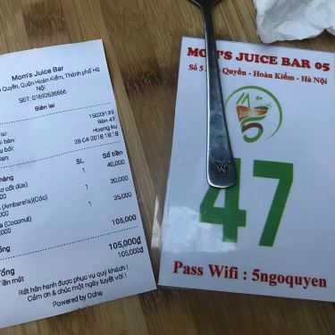 Tổng hợp- Cafe Mom's Juice Bar