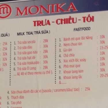 Tổng hợp- Nhà Hàng Monika - Drinks & Fastfood