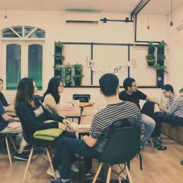 Không gian- Cafe Moonwork Coworking Space