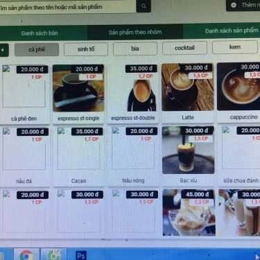 Thực đơn- More Cafe