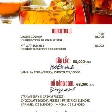 Tổng hợp- My Way Cafe & Beer - Nguyễn Du