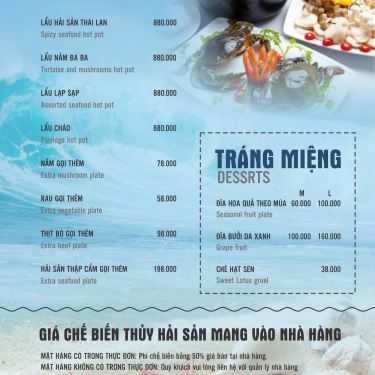 Thực đơn- Nhà Hàng My Way Seafood - 17T3 Hoàng Đạo Thúy