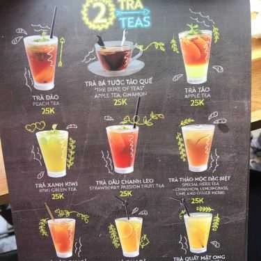 Thực đơn- Cafe Nắng Chang Chang