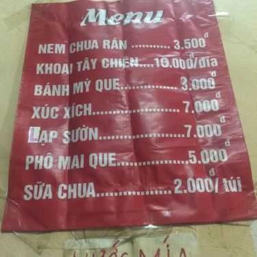 Thực đơn- Ăn vặt Nem Chua & Phô Mai Que - Chợ Khâm Thiên
