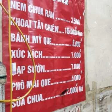 Thực đơn- Ăn vặt Nem Chua & Phô Mai Que - Chợ Khâm Thiên