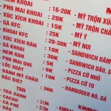 Thực đơn- Ăn vặt Nem Khoai Hoa Béo - Tôn Thất Tùng