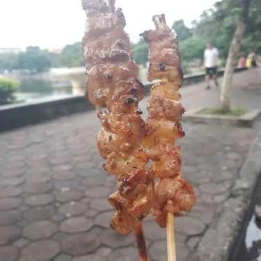 Món ăn- Ăn vặt Ngất - Thịt Xiên Nướng & Bánh Mì Bơ