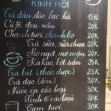 Thực đơn- Ngõ Quán - Coffee & Tea
