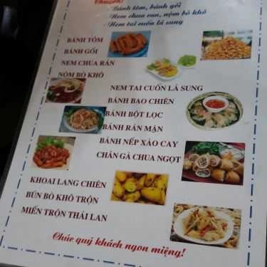 Thực đơn- Ngọc Tú - Quán Ăn Vặt - TT Nghĩa Tân