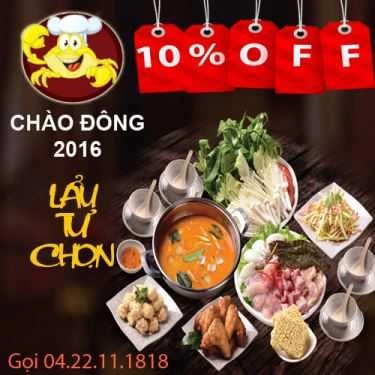 Thực đơn- Nhà Hàng Cua Vàng Tây Hồ Restaurant