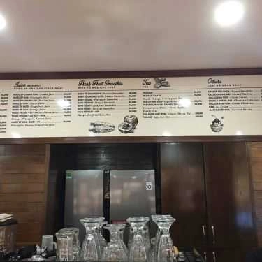 Thực đơn- Nhã Nam Books N' Coffee - Trần Huy Liệu