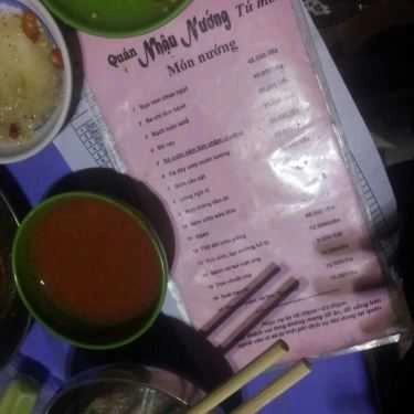Thực đơn- Ăn vặt Nhậu Nướng Tú Mỡ