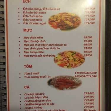 Thực đơn- Quán Nhậu Nhậu Quán 192 - Thái Thịnh