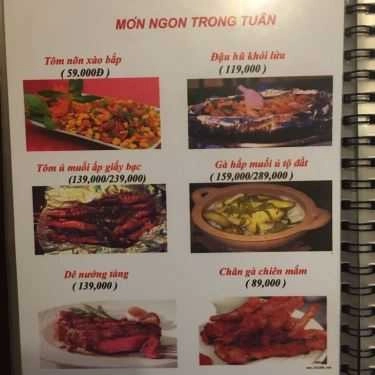 Thực đơn- Quán Nhậu Nhậu Quán 192 - Thái Thịnh
