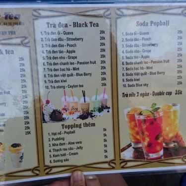 Thực đơn- No1. Coffee & Tea - Ngõ Gạch