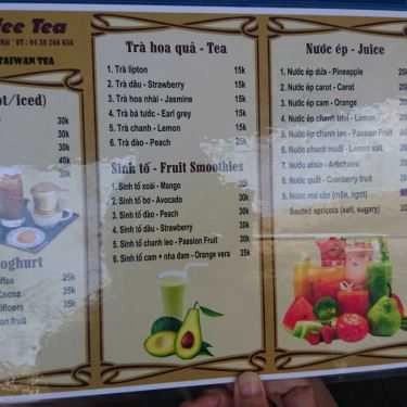 Thực đơn- No1. Coffee & Tea - Ngõ Gạch
