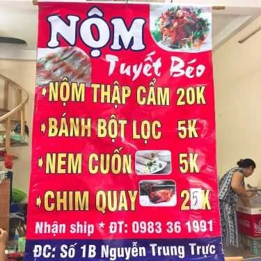 Thực đơn- Ăn vặt Nộm Tuyết Béo