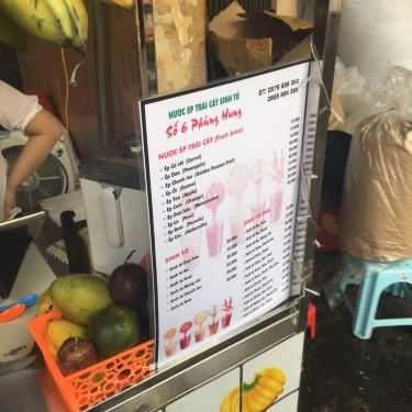 Thực đơn- Ăn vặt Nước Ép Trái Cấy & Sinh Tố - Phùng Hưng