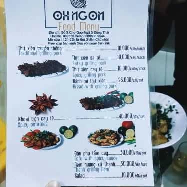 Thực đơn- Oh Ngon - Ăn Vặt Đường Phố