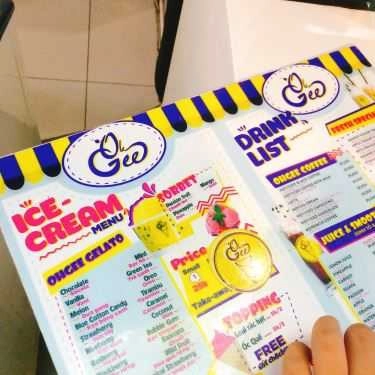 Thực đơn- Cafe OhGee Gelato - Mipec Long Biên