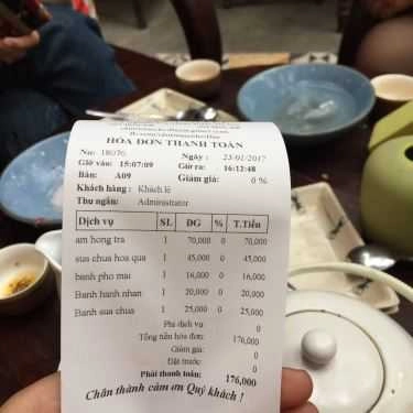 Thực đơn- Ohi Tree & Coffee - Nguyễn Du