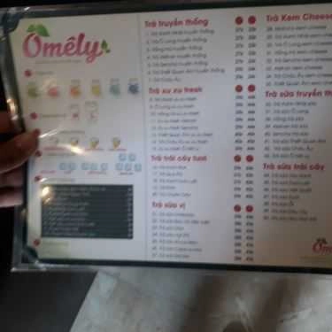 Thực đơn- Cafe Omely - Trà Sữa Đài Loan Chuẩn Guu - Cầu Giấy