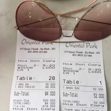 Tổng hợp- Oriental Park Coffee - Quán Thánh